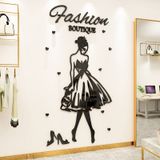  Tranh mica EPeBen dán tường nổi 3d hình Fashion decor trang trí shop thời trang váy, áo, giày, shop phụ kiện 