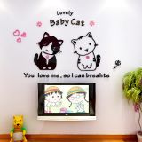  Tranh mica EPeBen dán tường nổi 3d hình baby cat decor trang trí mầm non, phòng cho bé 
