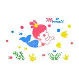  Tranh mica EPeBen dán tường nổi 3d hình tiên cá cute, decor trang trí mầm non, mẫu giáo, khu vui chơi trẻ em 