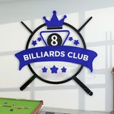  Tranh mica 3d dán tường mẫu tranh trang trí quán Bi-a, Billiard, Clb Bida, Cơ Thủ 