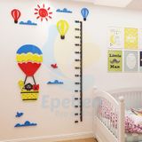  Tranh mica EPeBen dán tường nổi 3d hình Thước trong lòng đại dương đo chiều cao cho bé decor trang trí phòng cho bé 