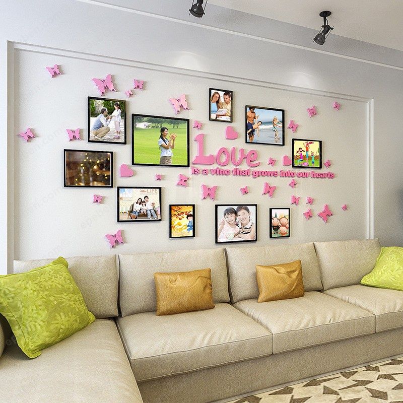  Tranh mica EPeBen dán tường nổi 3d hình khung ảnh khoảnh khắc decor trang trí, phòng làm việc, phòng họp 