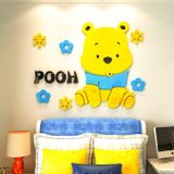  Tranh mica EPeBen dán tường nổi 3d hình hoạt hình gấu pooh Pu dễ thương decor trang trí mầm non, phòng cho bé EPeB 