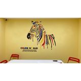  Tranh mica EPeBen dán tường nổi 3d hình con ngựa thế giới sắc màu decor trang trí mầm non, phòng cho bé 