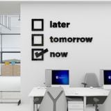  Tranh mica 3d dán tường mẫu tranh chữ động lực làm việc, trang trí văn phòng, công ty 