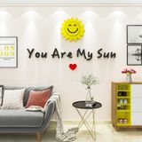  Tranh Mica 3d Dán Tường You Are My Sun, I'm Ok Trang Trí Quán Trà Sữa, Cafe, Trà Chanh 