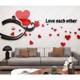  Tranh mica EPeBen dán tường nổi 3d hình chia sẻ yêu thương decor trang trí phòng khách, phòng ngủ 