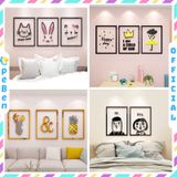  Tranh mica EPeBen dán tường nổi 3d hình phong cách hoạt hình decor trang trí mầm non, phòng cho bé 