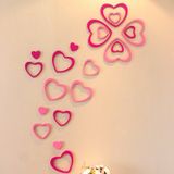  Tranh mica EPeBen dán tường nổi 3d hình hình tròn, trái tim, decor trang trí tường nhà, phòng khách, cửa hàng, quán café 
