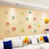  Tranh mica EPeBen dán tường nổi 3d hình hình tròn, trái tim, decor trang trí tường nhà, phòng khách, cửa hàng, quán café 