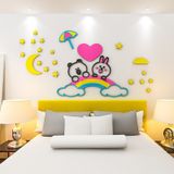  Tranh mica EPeBen dán tường nổi 3d hình bên nhau mãi mãi decor trang trí mầm non, phòng cho bé 