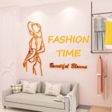  Tranh mica EPeBen dán tường nổi 3d hình Fashion decor trang trí shop thời trang váy, áo, giày, shop phụ kiện 