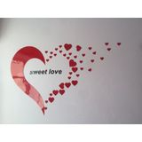  Tranh mica EPeBen dán tường nổi 3d hình trái tim sweet love lãng mạng decor trang trí, phòng ngủ, phòng cưới 