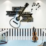  Tranh mica EPeBen dán tường nổi 3d hình acoustic guitar spirit rock decor trang trí phòng nhạc 