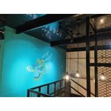  Tranh mica EPeBen dán tường nổi 3d hình Tranh long đầu rồng 2024 decor trang trí cửa hàng, quán ăn 