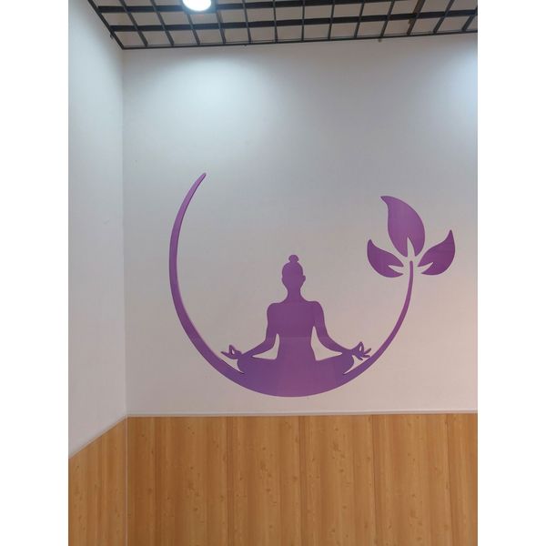  Tranh mica EPeBen dán tường nổi 3d hình thiền yoga decor trang trí phòng tập yoga viện thẩm mỹ 