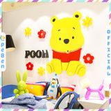  Tranh mica EPeBen dán tường nổi 3d hình hoạt hình gấu pooh Pu dễ thương decor trang trí mầm non, phòng cho bé EPeB 