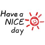  Tranh mica EPeBen dán tường nổi 3d hình have a nice day decor trang trí phòng khách, phòng ngủ, khu chơi 