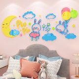  Tranh mica EPeBen dán tường nổi 3d hình piu piu decor trang trí mầm non, phòng cho bé 