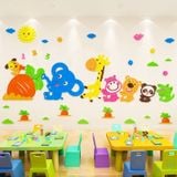  Tranh mica EPeBen dán tường nổi 3d hình nhổ củ cải decor trang trí mầm non, phòng cho bé 