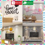  Tranh mica EPeBen dán tường nổi 3d hình Sweet Home decor trang trí nhà cửa, phòng khách, phòng ngủ 