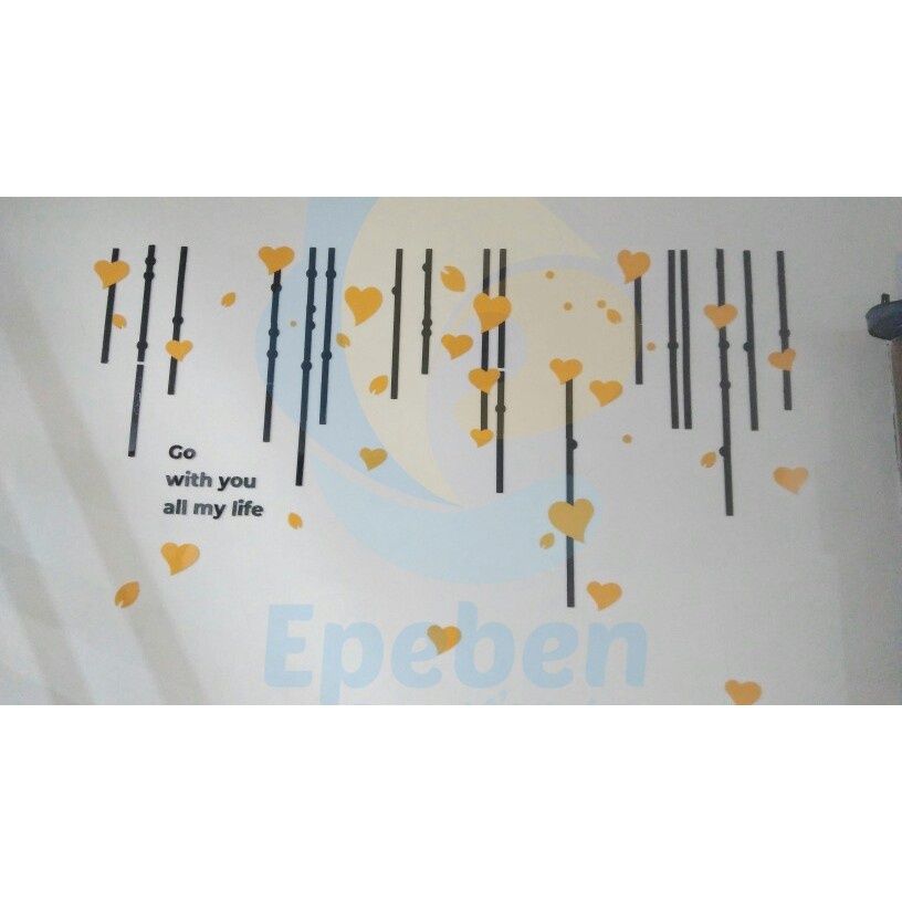  Tranh mica EPeBen dán tường nổi 3d hình mãi mãi bên nhau decor trang trí phòng khách, phòng ngủ 