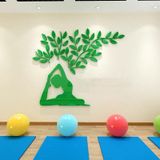  Tranh mica EPeBen dán tường nổi 3d hình Hình yoga Asana Trang trí phòng tập Yoga, phòng gym, phòng tập thể dục, clb 