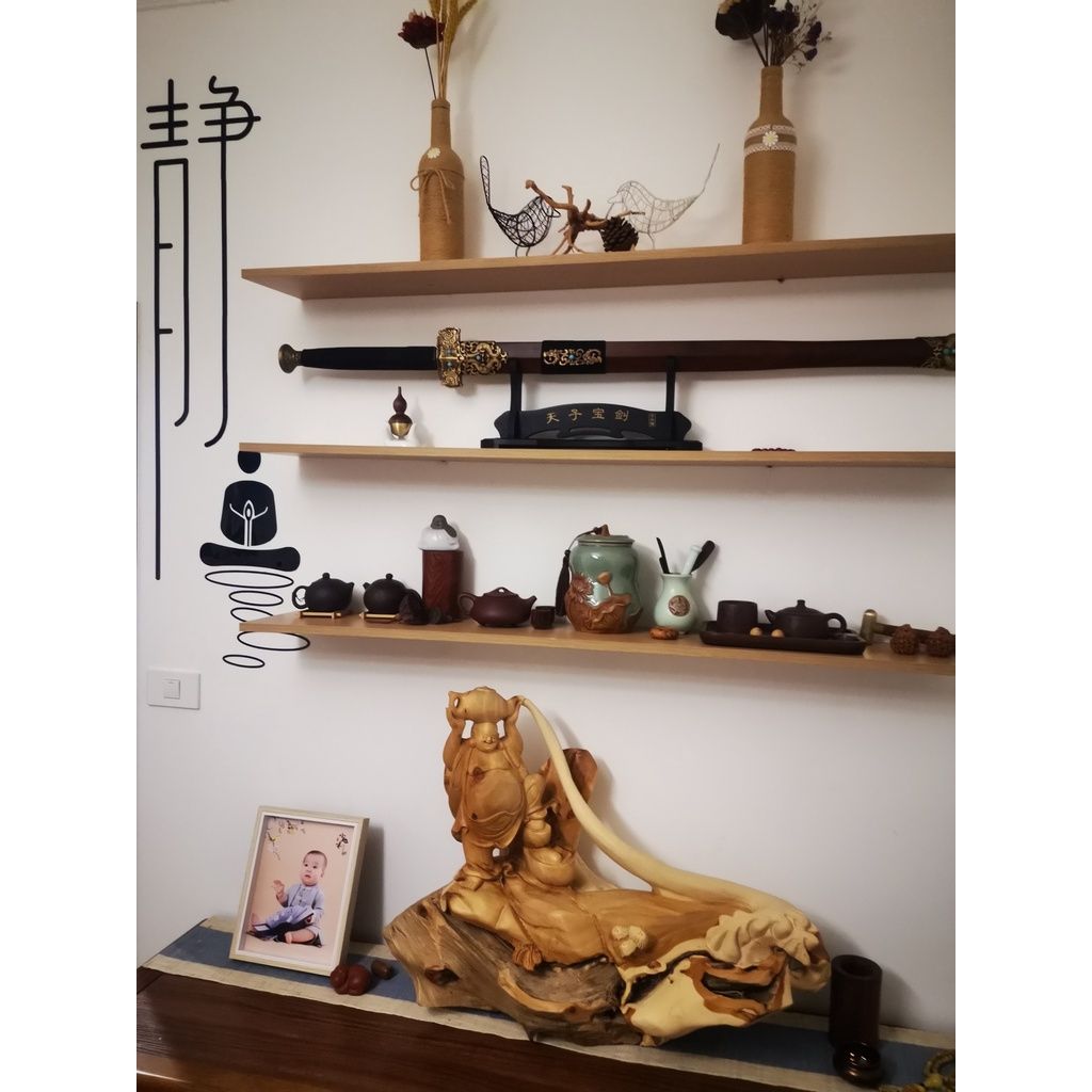  Tranh mica EPeBen dán tường nổi 3d hình thiền thư pháp trung quốc,decor trang trí chùa chiền, quán trà 