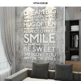  Tranh mica 3d dán tường mẫu tranh chữ động lực làm việc, trang trí văn phòng, công ty 