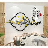  Tranh mica 3d dán tường mẫu tranh Cành Đào, Cành Cam An Khang Thịnh Vượng, trang trí phòng khách, phòng bếp 