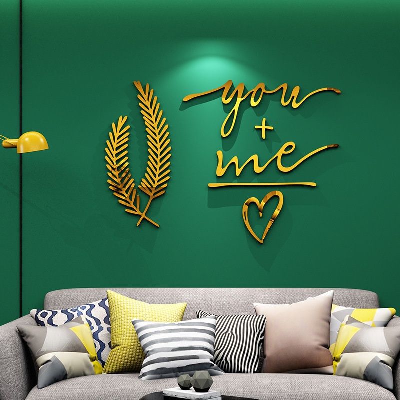  Tranh mica EPeBen dán tường nổi 3d hình Home castle decor trang trí cửa hàng quán nước quán cafe 