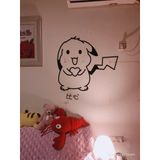  Tranh mica EPeBen dán tường nổi 3d hình pikachu hoạt hình dễ thương decor trang trí mầm non, phòng cho bé 