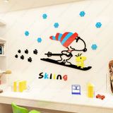  Tranh mica EPeBen dán tường nổi 3d hình sở thích của snoopy decor trang trí mầm non, phòng cho bé 