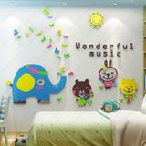  Tranh mica EPeBen dán tường nổi 3d hình thế giới âm nhạc cho bé decor trang trí mầm non, phòng cho bé 