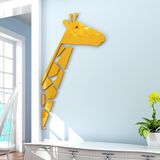  Tranh mica EPeBen dán tường nổi 3d hình hươu cao cổ Dán Cửa decor trang trí mầm non, phòng cho bé 