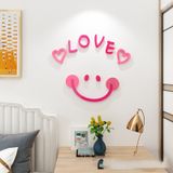  Tranh Mica 3d Dán Tường Các Biểu Tượng Cảm Xúc Trang Trí Quán Trà Sữa, Cafe, Trà Chanh 