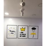  Tranh mica EPeBen dán tường nổi 3d hình phong cách hoạt hình decor trang trí mầm non, phòng cho bé 