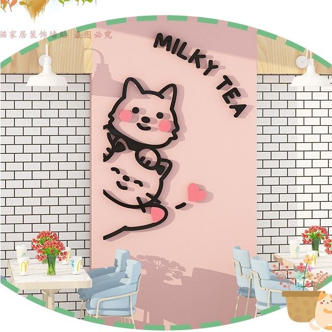  Tranh Mica 3d Dán Tường Welcome, Thank Coming, Nice To Meet You Trang Trí Quán Trà Sữa, Cafe, Trà Chanh 