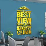  Tranh Mica 3d Dán Tường IDEA, STARTUP, BEST VIEW Trang Trí Văn Phòng Làm Việc, Phòng Tập Gym 
