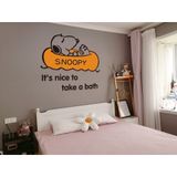  Tranh mica EPeBen dán tường nổi 3d hình SNOOPY đi bơi decor trang trí phòng cho bé 