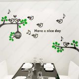  Tranh mica EPeBen dán tường nổi 3d hình ngày mới tốt lành decor trang trí phòng khách, phòng ngủ 