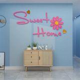  Tranh mica EPeBen dán tường nổi 3d hình Sweet Home decor trang trí nhà cửa, phòng khách, phòng ngủ 