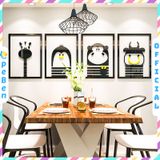  Tranh mica EPeBen dán tường nổi 3d hình khung hoạt hình các con vật dễ thương decor trang trí, phòng cho bé 