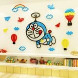  Tranh mica EPeBen dán tường nổi 3d hình chong chóng Doremon Doraemon decor trang trí mầm non, phòng cho bé 