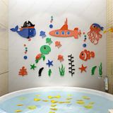  Tranh mica EPeBen dán tường nổi 3d hình cuộc sống dưới biển đại dương decor trang trí mầm non, phòng cho bé 