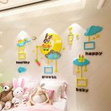  Tranh mica EPeBen dán tường nổi 3d hình khung ảnh trên bầu trời về đêm decor trang trí mầm non, phòng bé 