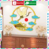  Tranh mica EPeBen dán tường nổi 3d hình Linh vật hạc hươu nghệ thuật decor trang trí phòng khách, cửa hàng 