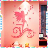  Tranh mica EPeBen dán tường nổi 3d hình thiên sử xinh đẹp decor trang trí salon tóc, spa 