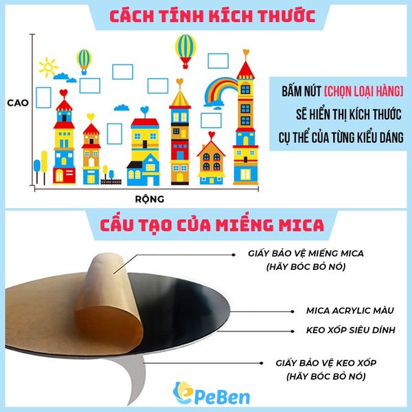  Tranh mica EPeBen dán tường nổi 3d hình Chú gấu thân thiện welcome Dán Cửa decor trang trí phòng cho bé, cửa hàng 