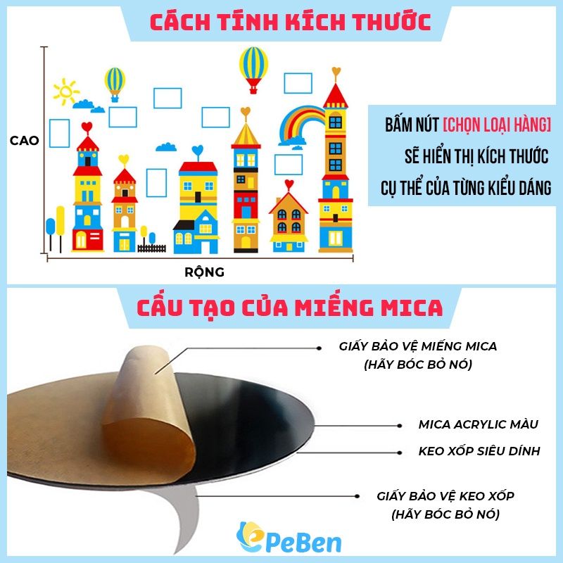  Tranh mica EPeBen dán tường nổi 3d hình Chú gấu thân thiện welcome Dán Cửa decor trang trí phòng cho bé, cửa hàng 